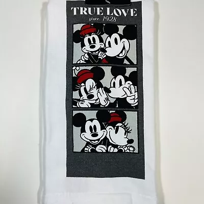 Disney Mickey Mouse Minnie 2 Pack Hand Kitchen Bathroom Towels True Love 1928 • $16.65