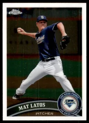 2011 Topps Chrome Mat Latos San Diego Padres #81 • $1