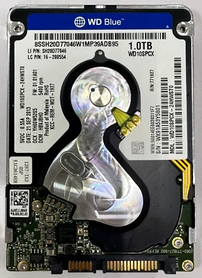 £26.95 • Buy 1TB 1000GB SATA HDD Slim 2.5  Laptop Internal Hard Disk Drive Used PC PS4 XBOX