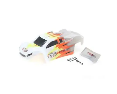 Losi Mini-T MiniT 2.0 Pre Painted RC Truck Car Body Set Gray / White LOS210015 • $28.99