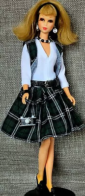 Vintage Barbie Mod 60's Groovy City Sightseein Plaid Mini Francie Twiggy Casey🗽 • $24.99