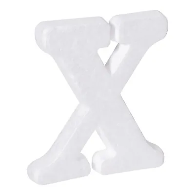 £3.28 • Buy Foam Letters X Letter EPS White Polystyrene Letter Foam 100mm/4 Inch