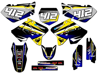 2001-2014 RM 250 SURGE Yellow Senge Graphics Kit Compatible With Suzuki • $169.99