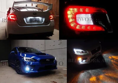 T10 LED Philips T20 Amber P13W DRL H8 Fog Light T15 Reverse For MY15-17 WRX STI • $220.19