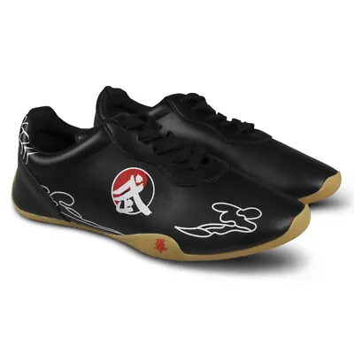 Genuine Leather Kung Fu Tai Chi Shoes Martial Art Shoes Sneakers Performance • $78.99