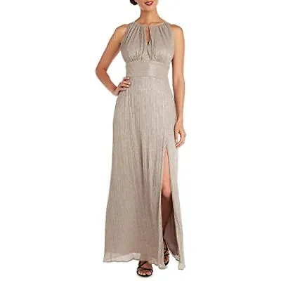 R&M Richards Womens Shimmer Gown Dress Metallic 18 • $24.49