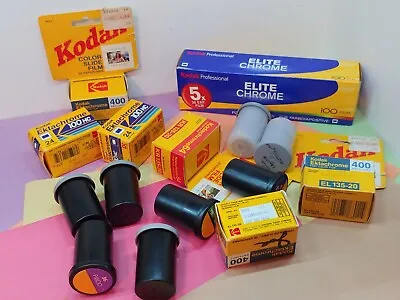 $9 • Buy Your Choice Kodak Chrome - Color Slide Film 64 -100 -400 ISO 20exp 24exp 36 Exp