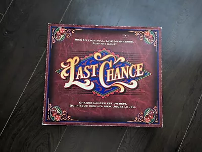 $8.78 • Buy Vintage LAST CHANCE Dice Board Game | COMPLETE | 1995 Milton Bradley