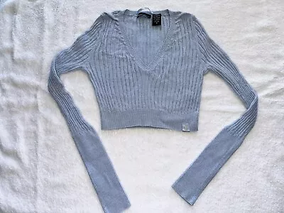 Moda International By Victoria's Secret Featherweight Rib Long Sleeve Crop Top • $10