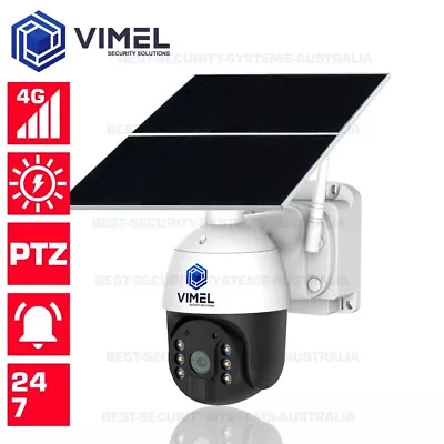 4G SIM Card Security Camera 24/7 Recording Solar Panel Construction Site • $299