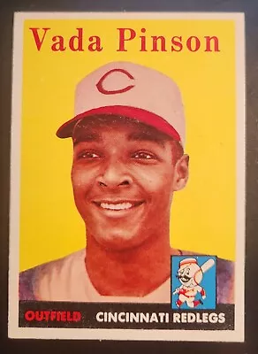 $32.99 • Buy 1958 Topps Baseball Card #420 Vada Pinson RC - EX-MT