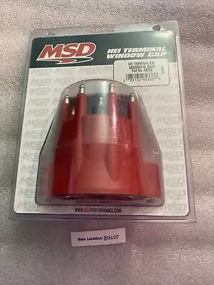 MSD HEI TERMINAL WINDOW CAP Chevy V8 Red P/N: 84333 • $64.99