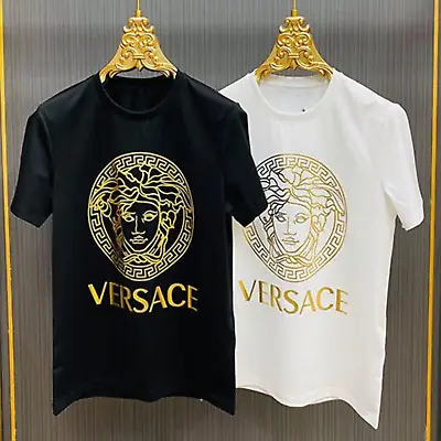 HOT SALE! Versace Logo Printed Fanmade T-Shirt Unisex Shirt Full Size US S-5XL • $19.99
