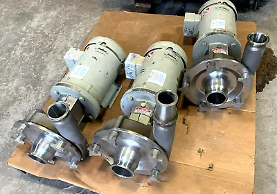 3  X 2-1/2  FRISTAM FPX3541-195 SS Centrifugal Pump Baldor 5 HP Motor (NOS) • $1650