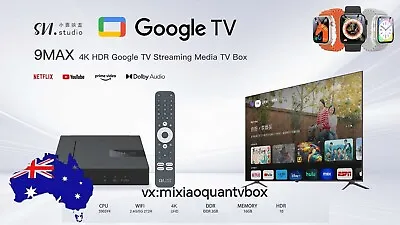 2024 SVI CLOUD 9 Max Google  Android TV Box Dolby Vision + Free Watch 8 Ultra • $365