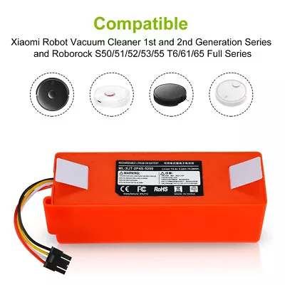 XJT-2P4S Battery For Xiaomi Mi Robot Vacuum Cleaner Roborock S50 S51 S55 T4 T6 • $57.99