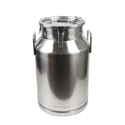 40L/10.56 Farm Restaurant Gallon Stainless Steel Milk Can Oil Jug Water Bucket  • $107.16
