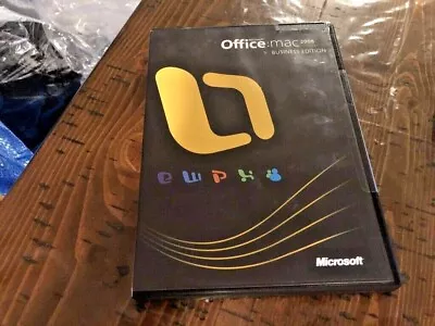 Microsoft Office For Mac 2008 Business Edit NEVER USE---NOT SEALED---NEW (OTHER) • $80