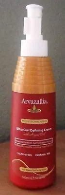 ARVAZALLIA Ultra CURL DEFINING Cream With ARGAN OIL 10.14 Oz. HTF* FREE SHIPPING • $24.98