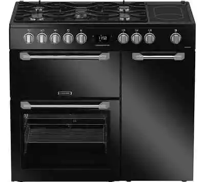 LEISURE PR100F530K 100 Cm Dual Fuel Range Cooker - Black • £799