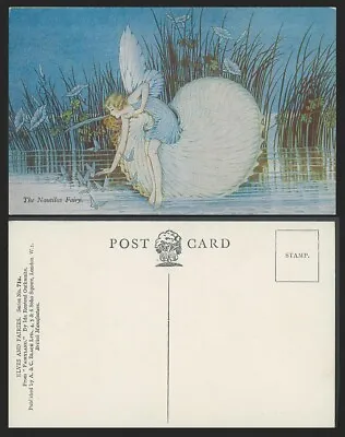 Ida Rentoul Outhwaite Old Postcard The Nautilus Fairy From Fairyland Butterflies • £49.99