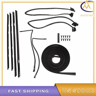 Complete Weatherstripping Seals Kit For 1981 1982-1988 Chevrolet Monte Carlo SS • $160.11