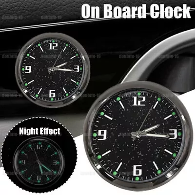 Car Interior Dashboard Luminous Clock Digital Watch Quartz Clock Accessories • $8.73