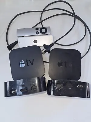 $62.99 • Buy 4x GENUINE APPLE TV'S Remote,Power Ons-unable To Test-Buy Accordingly-NO RETURNS