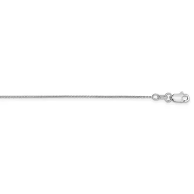 $83.68 • Buy Real 14kt White Gold 0.50mm Box Chain
