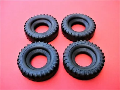 £3.99 • Buy New 4 X 27mm  Dinky Tyres. Euclid Dumper 965 / Launcher 666 / French 885/886/888
