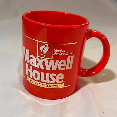 Vintage Japan Maxwell House Red Coffee Cup Mugs  Good To The Last Drop  • $6.99