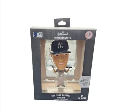 2023 Yankees Aaron Judge Hallmark MLB Bobblehead Christmas Ornament New In Box • $17