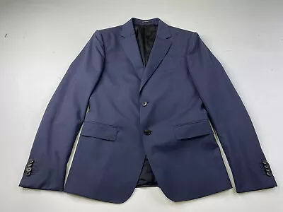 Z Zegna Travel Wool Slim Fit Suit Jacket Blazer Sport Coat Blue Mens 38 US • $29.99