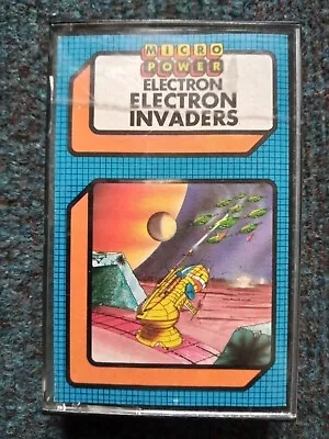 Electron Invaders Cassette Tape By Micro Power For The Acorn Electron • £3