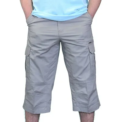 Men Long Cargo Shorts Gray  • $13.90