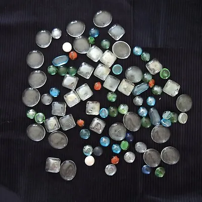 2lb. Lot Of Decorative Glass Gems Vase Fillers Assorted Colors Sizes Shapes • $6.95