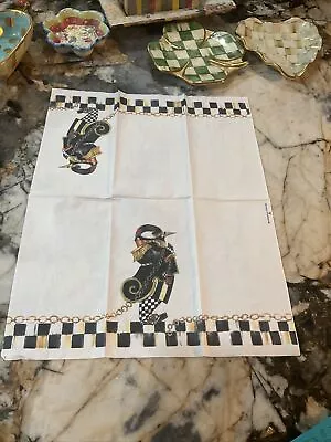 MacKenzie-Childs Mr. Porter Penguin Courtly Check Guest 1 Napkin For Decoupage. • $10