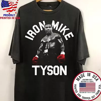 Rare Mike Tyson Graphic T-shirt Gift For Fans Men All Size T-Shirt QN528 • $20.45