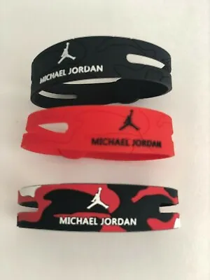 Basketball Bracelet MICHAEL JORDAN Silicon Wristband Strap Sports Fans • $9.99