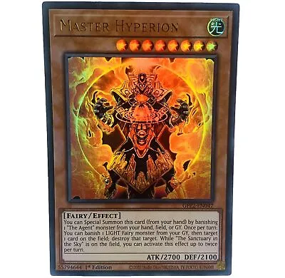 YUGIOH Master Hyperion GFP2-EN047 Ultra Rare Card 1st Edition NM-MINT • $1.23