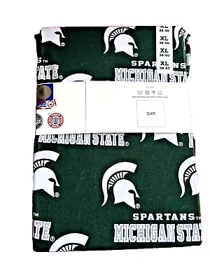 Michigan State Spartans All Over Print Sideline Lounge Pants XL NWT • $28.76