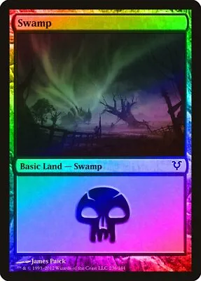 Swamp (236) FOIL Avacyn Restored PLD Basic Land MAGIC GATHERING CARD ABUGames • $2.15