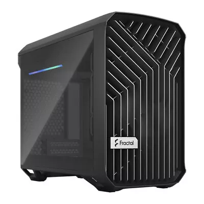 Fractal Design Torrent Nano Mini-ITX Chassis W/ Dark Tempered Glass 1x 180mm F • £132.96