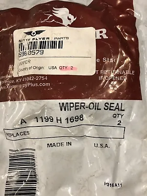 MERITOR WIPER OIL SEAL A1199H1698 - 2 Per Bag New Flyer 5960579 • $7