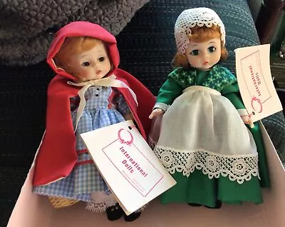 Two Madame Alexander Dolls “Little Red Riding Hood” “ Irish Little Girl”  • $15.99