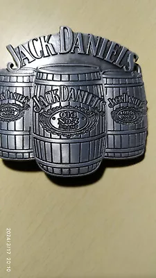 Jack Daniels 'Three Barrels' Belt Buckle. Good Condition • £4.99