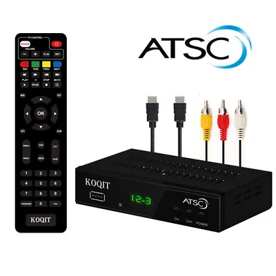 1080p HDMI Atsc Digital Converter Box Analog Clear Cable TV Receiver Tuner HDTV • $29.99