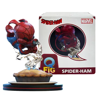 Quantum Mechanix Q-Fig Marvel Spider-Ham Collectible Figure • £11.99