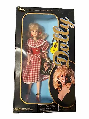 Dolly Parton Doll 1996 WD Goldberger Ltd. Ed. Red Checkered Dress New In Box • $55