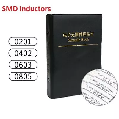 Components Samples Book 0201/0402/0603/0805 SMD/SMT Inductors Assorted Kit • $24.90